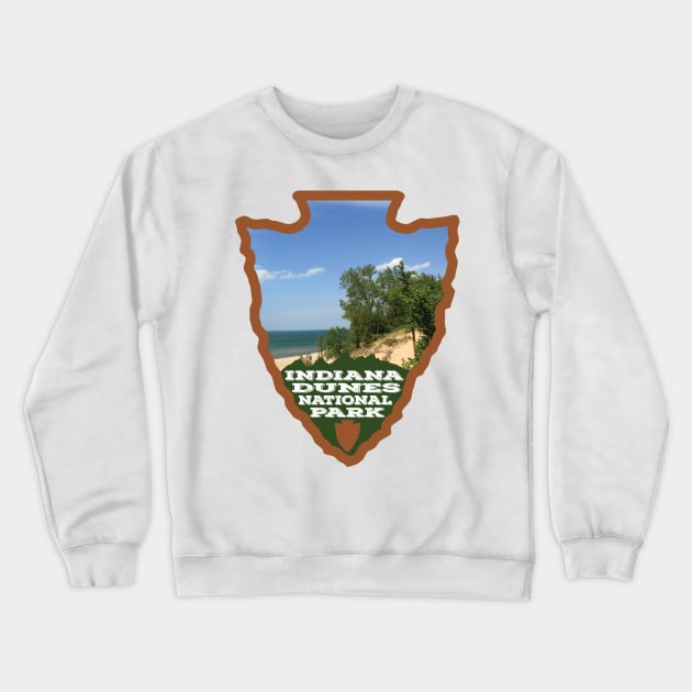 Indiana Dunes National Park arrowhead Crewneck Sweatshirt by nylebuss